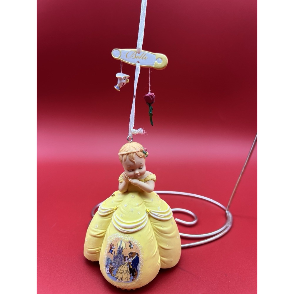 DISNEY'S Belle Beauty & The Beast A Dream Come True Ornament Ashton Drake